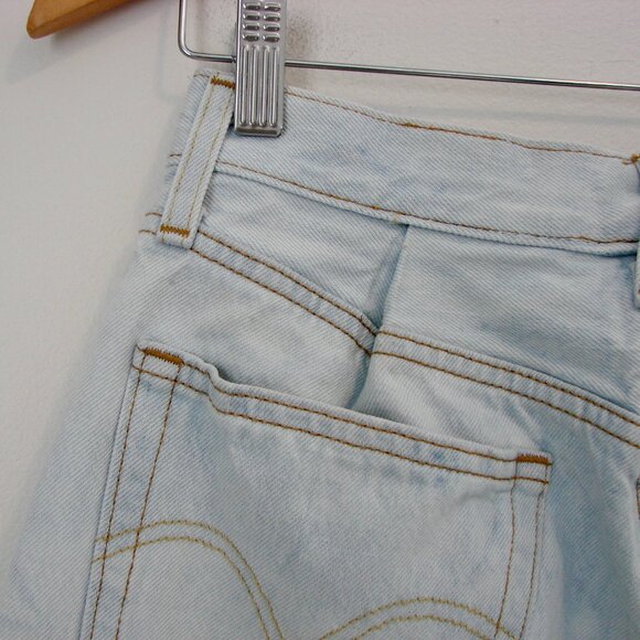 Levi's 501 Bleached Jeans Straight Leg Button Fly Stonewash Red Tab 29 x 26 - Picture 11 of 13